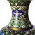 Antique Chinese Figural & Floral Cloisonne Enameled Vase C1920 For Sale - Image 9 of 10