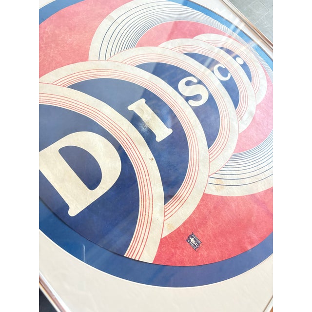 Vintage Noble & Cooley "Disc" Op-Art Bass Drum Graphic For Sale - Image 11 of 12