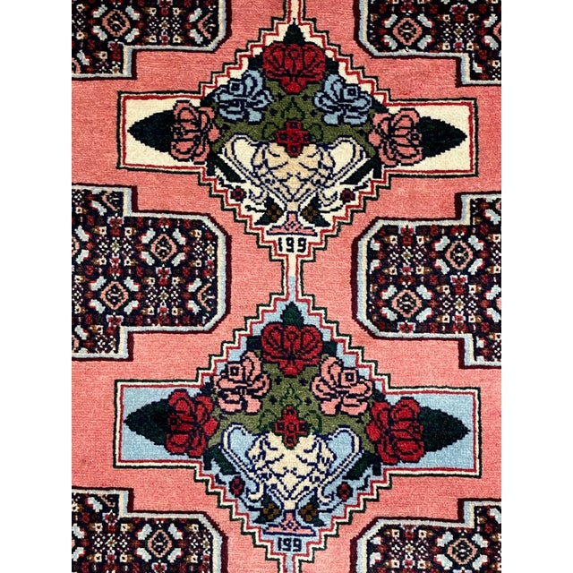 1980s 1980s Hand-Knotted Persian Kurdish Wool Runner 2'11" X 12'7" For Sale - Image 5 of 6