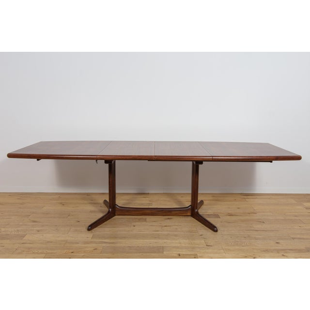 Mid-Century Modern Rosewood Extending Dining Table, Denmark, 1960s For Sale - Image 13 of 18