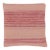 Soft Pink Striped Wool Pillow For Sale