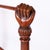 Vintage British Colonial Style Anglo Indian Blanket Rack With Carved Fists For Sale - Image 4 of 7