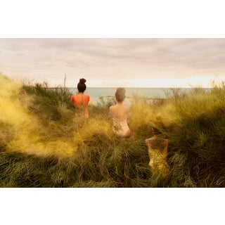 "Sound of the Sea" Contemporary Expressionist Figurative Color Photograph For Sale