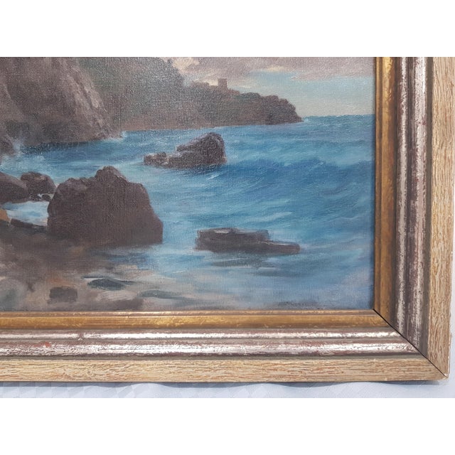 George Hoesslin, Cove, Oil on Canvas, 1890s-1910s For Sale - Image 7 of 11