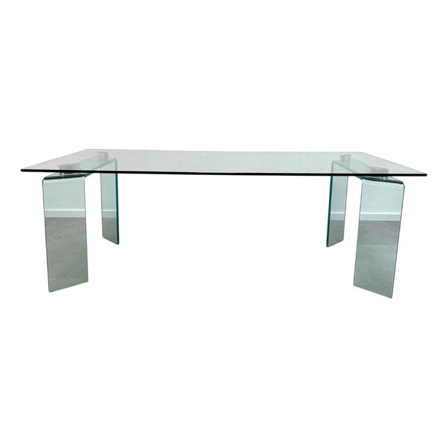 Glass Ray Dining Table from Fiam For Sale