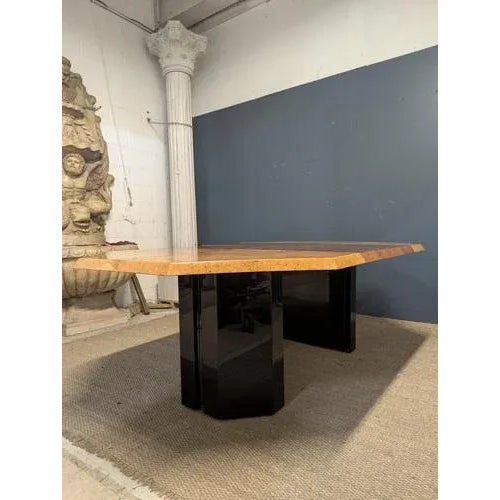 Elm Burl Coffee Table by Jean-Claude Mahey For Sale - Image 9 of 11