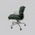 Mid-Century Modern Herman Miller Eames Aluminum Group Soft Pad Management Chair – Green Leather For Sale - Image 3 of 9