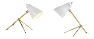 1950s Giuseppe Ostuni 'Ochetta' Wall or Table Lamps for O-Luce - a Pair
