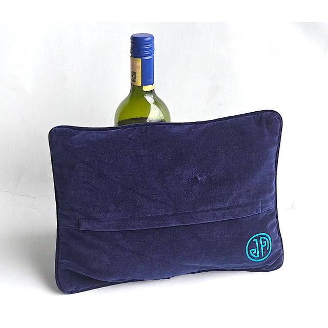 Jonathan Adler Jonathan Adler X Lacoste Needlepoint Decorative Pillow Cover For Sale - Image 4 of 9