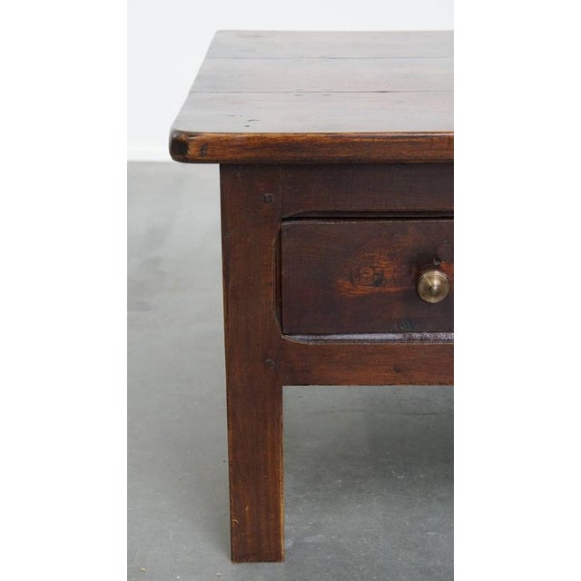 Wood French Coffee Table in Fruit Wood For Sale - Image 7 of 17