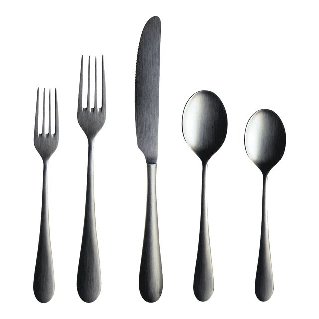 Mepra Natura Ice 5-Piece Flatware Set For Sale