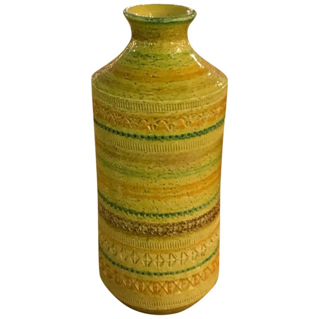 Ceramic Glazed Aldo Londi Vase by Rosenthal For Sale - Image 7 of 7