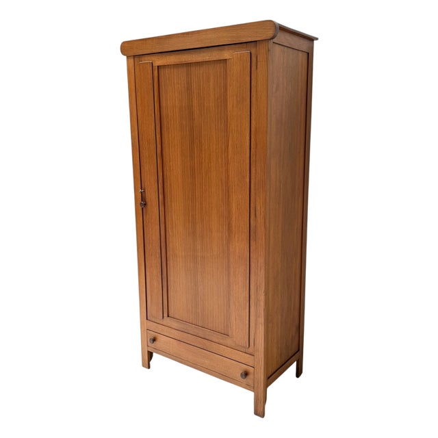 Art Deco Modernist One-Door Armoire by Cornelis Van Der Sluys, 1920s For Sale