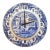 Spode Italian Porcelain Plate Wall Clock, Vintage For Sale