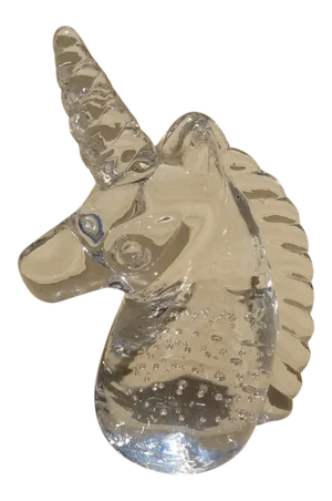 Mid-Century Glass Unicorn