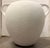 Paint Large White Gesso Finish Textured Plaster Vase From 80's For Sale - Image 7 of 8
