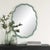 The Isly Oval Mirror Features A Whimsical, Wavy Profile That Is Finished In A Beautiful Robin's Egg Blue. Vintage, new...