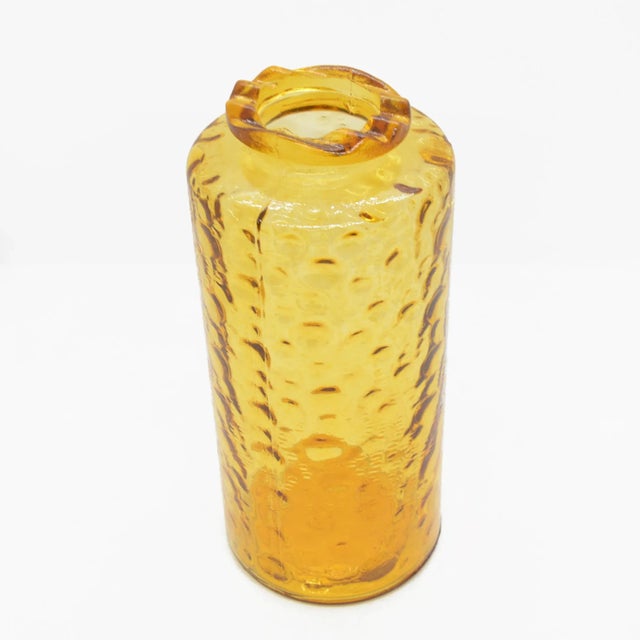 1970s Honey Glass Vase, Hirschberg, Germany For Sale - Image 4 of 7