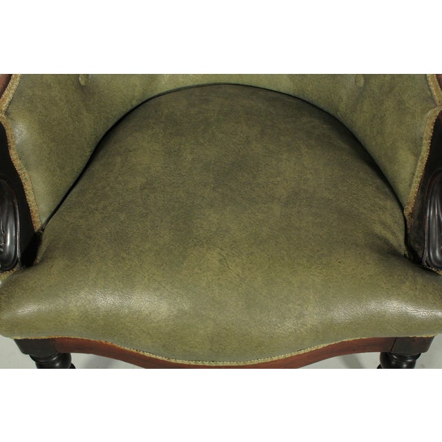 Pair of Napoleon III Rosewood Armchairs For Sale - Image 10 of 11