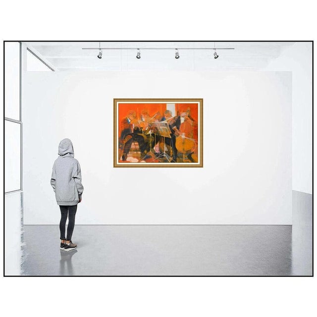 Message us to inquire about custom framing options! (Included for free with every purchase) The artwork here, "Quatuor...