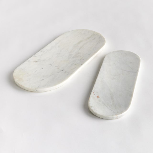 Arts & Crafts Amal Marble Trays, Set Of 2 For Sale - Image 3 of 4