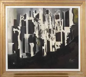 Yara, Composition, 20th Century, Oil on Canvas