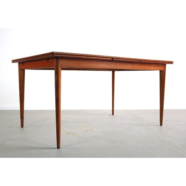 Mid-Century Modern Danish Modern Teak Dining Table by Nils Jonsson, Denmark For Sale - Image 3 of 5