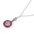 1930s Art Deco Diamond Ruby Platinum 14k White Gold Necklace For Sale - Image 4 of 6