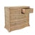 Worlds Away Matthew Izzo Home Celine Four Drawer Woven Rattan Chest With Satin Brass Drawer Pulls and Soft Slide Drawers For Sale - Image 4 of 12