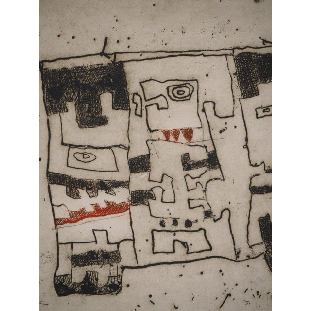 Jacques SOISSON (1928 - 2012) Navigation in a can with a medallion, 1978 Original engraving Signed in pencil Numbered /30...