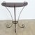 Early 20th Century French Wrought Iron Demilune Console in New Powder-coat For Sale - Image 4 of 11
