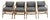 Authentic Vintage McGuire Rattan Target Arm Chairs - Set of 4 For Sale