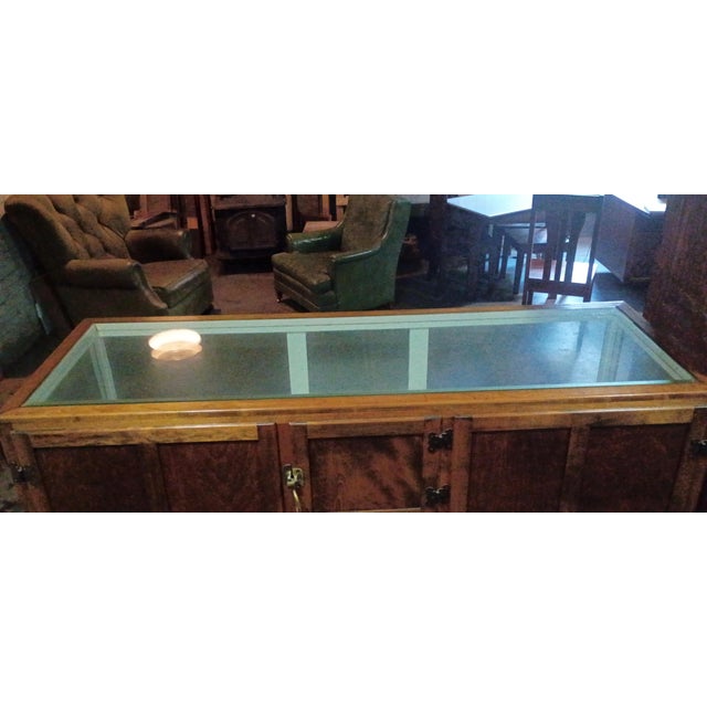 Early 20th Century Downing Mfg. Co. Oak Mercantile Display With Ice Box For Sale - Image 12 of 12