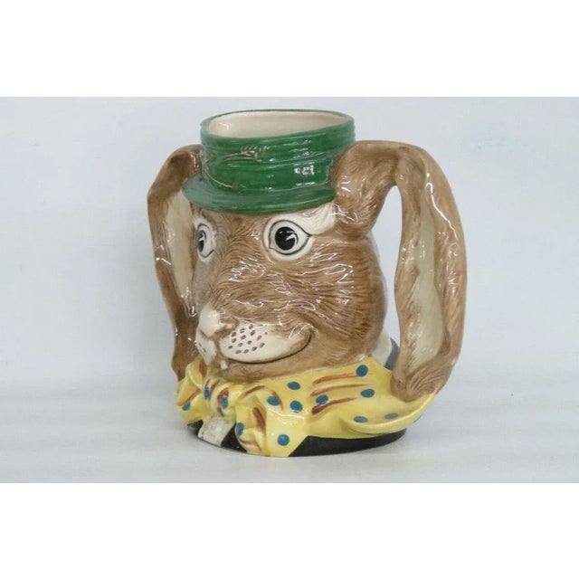 Ceramic Royal Doulton The March Hare D6776 Rabbit English Character Jug For Sale - Image 7 of 11