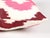 Textile Handwoven Pink Ikat Pillow Cover For Sale - Image 7 of 7