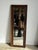 Antique Mirror in Brown Oak with Beveled Glass and Keyhole Escutcheon, 1980s For Sale - Image 16 of 16