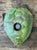 Green Vintage Green Ceramic Turtle Flower Frog For Sale - Image 8 of 15