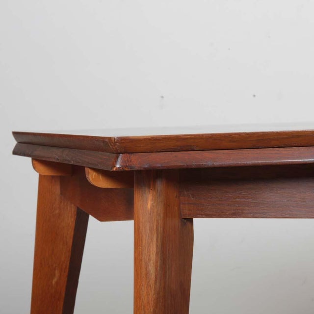 Extendable Rectangular Dining Table, 1950s For Sale - Image 6 of 11