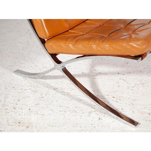 1970s Vintage Barcelona Lounge Chairs by Mies Van Der Rohe for Knoll, 1970s, Set of 2 For Sale - Image 5 of 17