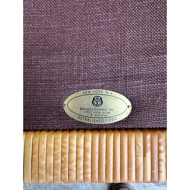 Bielecky Brothers, Inc Rattan Dining Chairs For Sale - Image 10 of 12