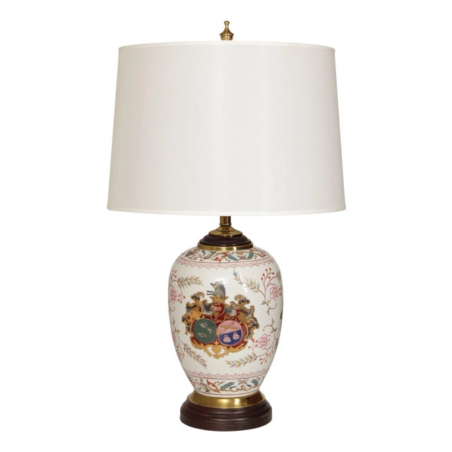 Shoal Creek Lighting Porcelain Table Lamp For Sale
