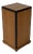 Art Deco Modernist Pedestal in Oak with Black Lacquer, 1930s For Sale