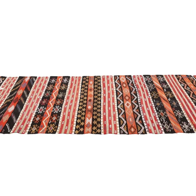 Mid 20th Century Vintage Turkish Kilim Runner For Sale - Image 4 of 7