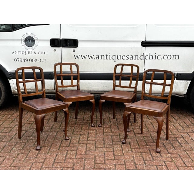 Antique Dining Chairs, Set of 4 For Sale - Image 3 of 9