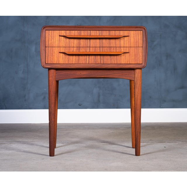 CFC Silkeborg Teak Nightstand by Johannes Andersen for CFC Silkeborg, 1960s For Sale - Image 4 of 9