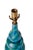 Mid-Century Modern Mid Century Blue Glazed Ceramic Table Lamp For Sale - Image 3 of 6