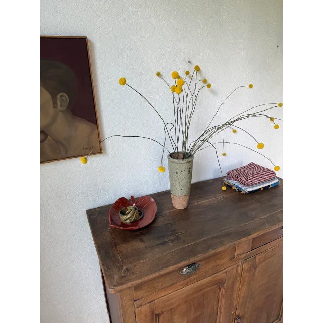 Red Leaf Ceramic Dish, 1960s For Sale - Image 12 of 18