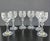Elevate your bar cart or holiday tablescape with this striking set of six (6) crystal cordial / liqueur glasses by the...