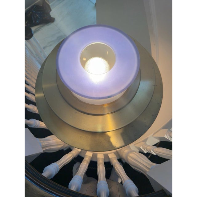 2000 - 2009 Brian Donovan for Donovan Lighting “Junkers” Illuminated Column Floor Lamp For Sale - Image 5 of 11