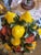 Vintage Extra Large Lemon Pomegranate Ceramic Italian Majolica Fruit Topiary Table Decor Centerpiece For Sale - Image 9 of 9